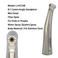 Dental Endo Handpiece 6:1 8:1 10:1 Contra Angle Fiber Optic fits Dentsply NSK