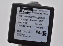 Parker 2 Way Normally Closed 1/2″ NPT General Purpose Solenoid Valve 100PSI