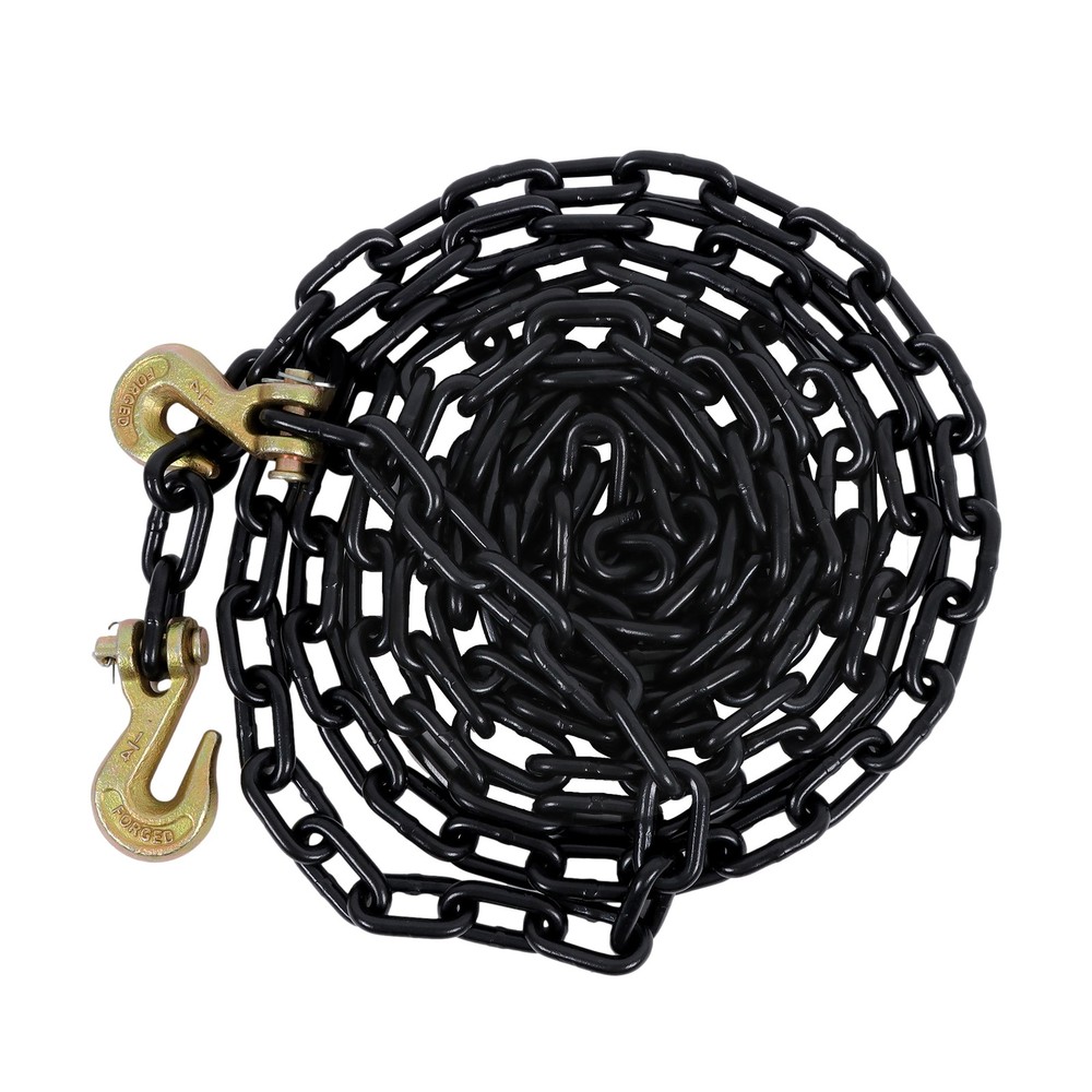 3,300 lbs G80 Transport Bundle Chain 1/4 Inch x 14 Ft with Clevis Grab Hooks