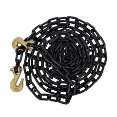 3,300 lbs G80 Transport Bundle Chain 1/4 Inch x 14 Ft with Clevis Grab Hooks