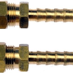 Fuel Line Adapter – 5/16 In. Steel to 5/16 In.(8mm) Nylon Tubing, 2 Pack Univers