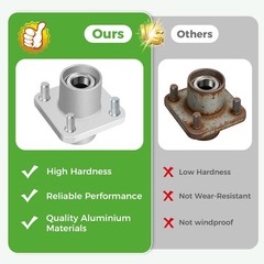 10L0L Front Wheel Hub Assembly for 1979-2001.5 EZGO TXT, Marathon, Medalist, …