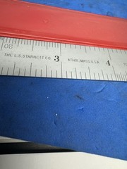 THE L.S. STARRETT CO. No. C601 Tempered 6 Inch Scale