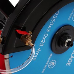 Electric Concrete Cutter Saw, Circular Saw with Saw Blade and Rolling Pulley