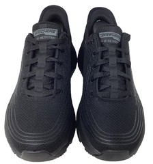 Skechers Men’s Slip-ins Work Elite Remmal Lace Up Shoes Black WIDE Size:9 76J