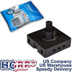 HQRP 4-Position 3-Speed Fan Selector Rotary Switch with Knob 10AMP 120V-250V
