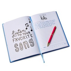 Eccolo “7×9” Self Care Journal Blue