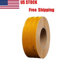 50ft DOT-C2 Orange Reflective Tape 2″ Inch High Vis Safety Reflector Trailer