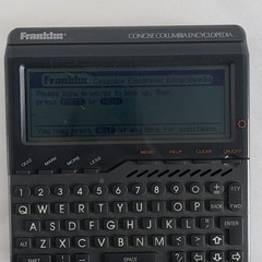 Franklin Concise Columbia Encyclopedia EC-7000 Handheld Electronic Dictionary