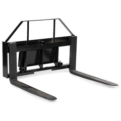 Titan Attachments Mini Skid Steer Pallet Fork Attachment, 48″ Fork Blades