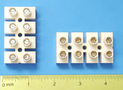 (2PCs)Terminal Strip Block, 326-HDS/04, WECO, 4 Circuit 0.571″(14.50mm)Eurostyle