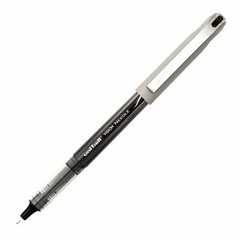 1734903 Uni-Ball Vision Needle Roller Ball Pen, Fine Tip, Black Ink, Box of 12