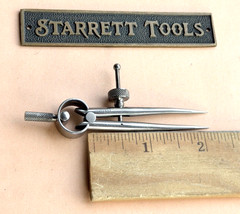 STARRETT No. 277 Dividers with Round Legs- Mini 2.0” Size & Capacity. USA 🇺🇸