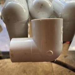 Lot of 10 – Lasco 1″ Sch40 PVC Street Elbow D2466 – Slip X Slip – New Open Box