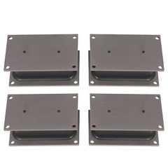 4PC Rubber Isolator Shock Mount For Stanley Bobcat Hydraulic Vibratory Compactor