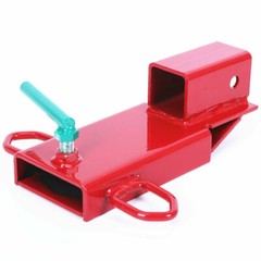 Clamp On Forklift Trailer Hitch 2″ Receiver Attachment Fork Towing Adapter