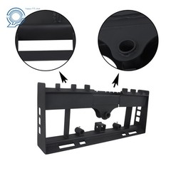 Heavy-Duty Skid Steer Pallet Fork Frame W/Receiver Hitch & Spear Sleeves 2500LBS