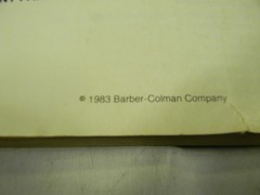 Barber Colman Controls Manual – 1983 Electric – Electronic – Pneumatic 10E