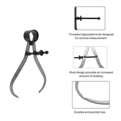 Big Horn 17042 4 Inch Outside Caliper