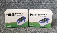 (2) Pack Fingertip lk87 Pulse Oximeter – Oxygen, Heart Rate, Monitor, Health