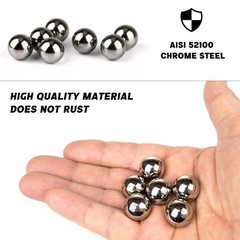 3/4″(19.05mm) Ball Bearing Solid Steel Bearing Balls Precision Balls – 50 Pieces