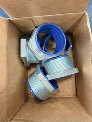 Box of 5 Thomas & Betts 1947 Conduit Nipple 2″ Nylon Insulated Chase Nipple