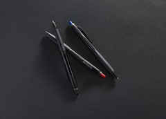 Pentonic BR-T Retractable Ballpoint Pens, 12 Count, Black Ink, 0.7 mm Fine Po…