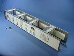 Leviton Silver Retail Display Rack for Blister Packs 4-Level 38-1/2″ 16050-WP