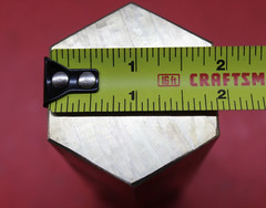 1-7/8″ C360 BRASS HEX BAR 1.5″ long New Lathe Bar Stock 1.875″ Hex 1/2 Hard
