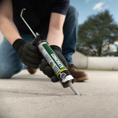Gray Concrete and Mortar Filler Sealant 12-PACK 10.1oz Joins Concrete Cracks