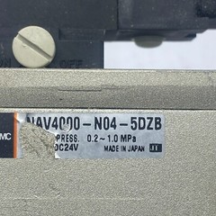 SMC NAV4000-N04-5DZB SOLENOID VALVE SOFT START W/WILKERSON V18-04-0000 VALVE 🎯