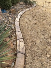 Random Stone Concrete Stamp Set – Natural Stone Texture – Landscape Curbing Tool