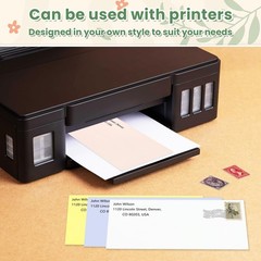 Colorful #10 Business Envelopes 4-1/8 x 9-1/2 inch (200 Pcs), Multicolored