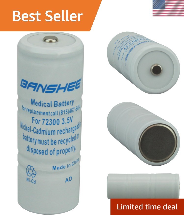 Otoscope Battery Replacement for Welch Allyn 72300 – Reliable 800mAh Power