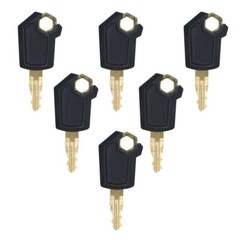 6PCS Ignition Keys 5P8500 For Caterpillar Heavy Equipment Replace 5P8500 Key