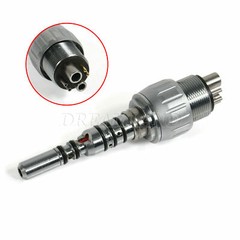 Dental 6 Hole Quick Coupler Swivel LED Bulb for Fiber Optic Handpiece YB6 YD6