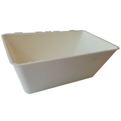 Cage Cups (12pcs) White 1/2 Gallon Large Hanging Water Cage Cup Chicken Pheasant