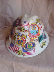 Hard Hat Forman Safety Helmet Construction Safety Helmet w/ Stickers