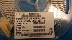 (10 PCS) 501CHB1R8BVLE RF & Microwave Cap. HiQ Low ESR 1.8pF 500V +-0.1pF CASE-B