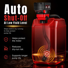 Fuel Transfer Pump for Milwaukee M18 Batteries, Cordless 3.7 GPM Flow | Gas Can