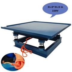 31.5 in Concrete Vibrating Table Shape Vibration Compactor Agitator Shaker 220V
