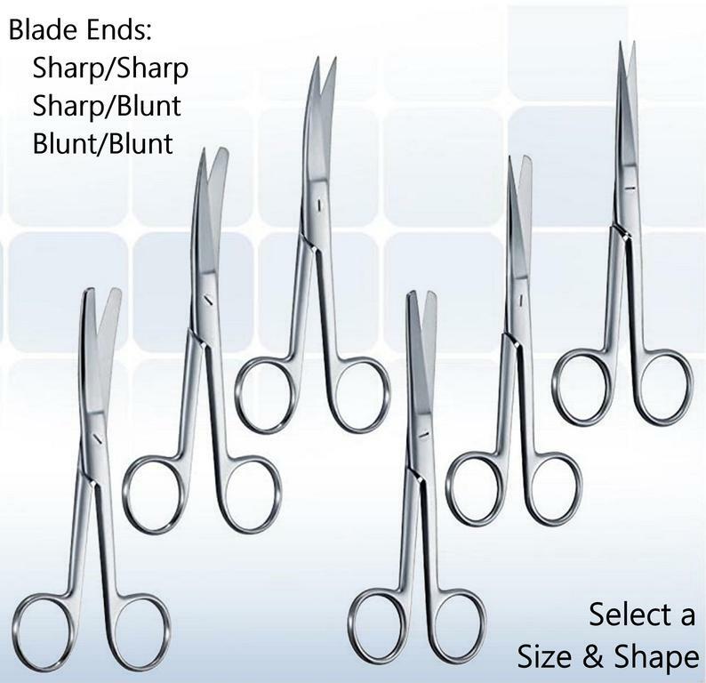 Medical Surgical Operating Dissecting Straight & Curved Dressing Scissors