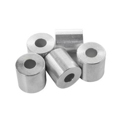 Aluminum Spacer 1″ OD x 3/8″ ID x (1″ Length, 5 Pack) Round Spacer Unthreaded