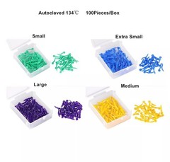 Dental Plastic Disposable Interdental Wedge With Holes Concave Design Poly-Wedge