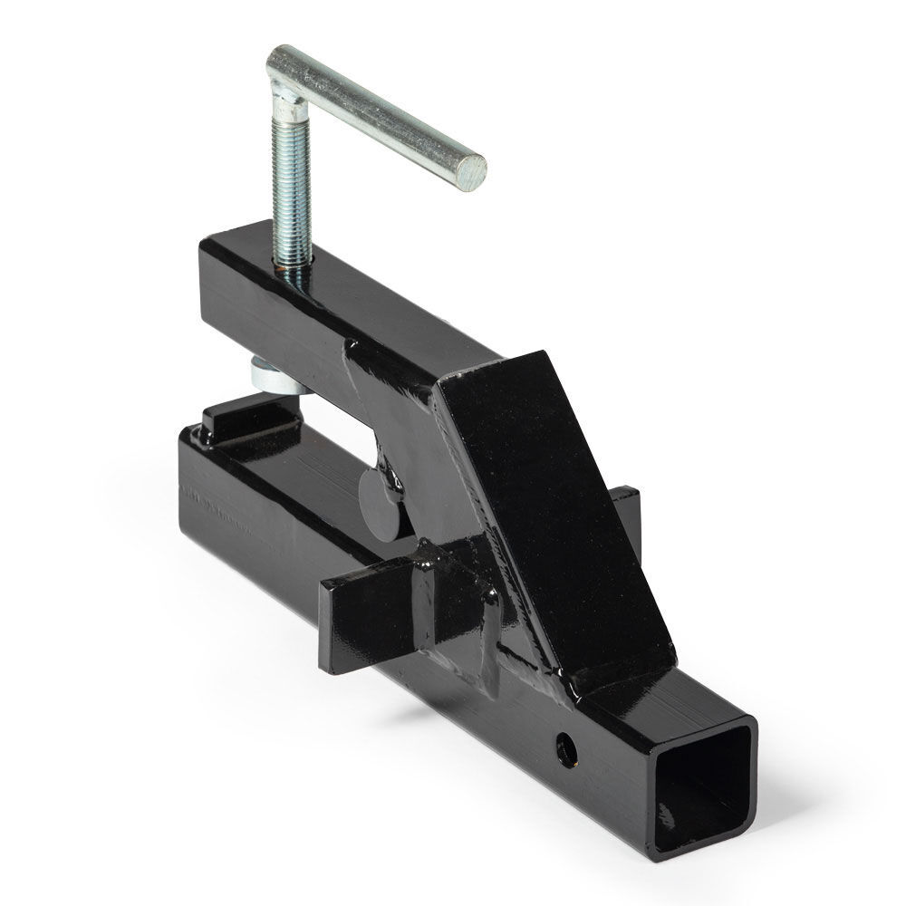 Titan Attachments Clamp-On Tractor Bucket Hitch Receiver Adapter, 2″ Receiver