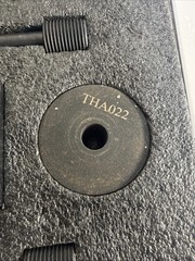 TEMCo Double D Punch Die Set 0.769 inch x 0.642 inch Knockout Hole w/ Case