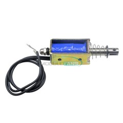 DC12V 300mA 5N/10mm Precise Pull-Push-Type Solenoid Electromagnet JF-0530B