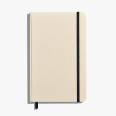 Shinola Detroit Medium Hard Linen Ruled Journal Cream 5.25×8.25 192 Ruled Pages
