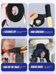1pc 590.55inch Coroplast Cloth Tape – 20mm Adhesive for Cable Harness & Wiring