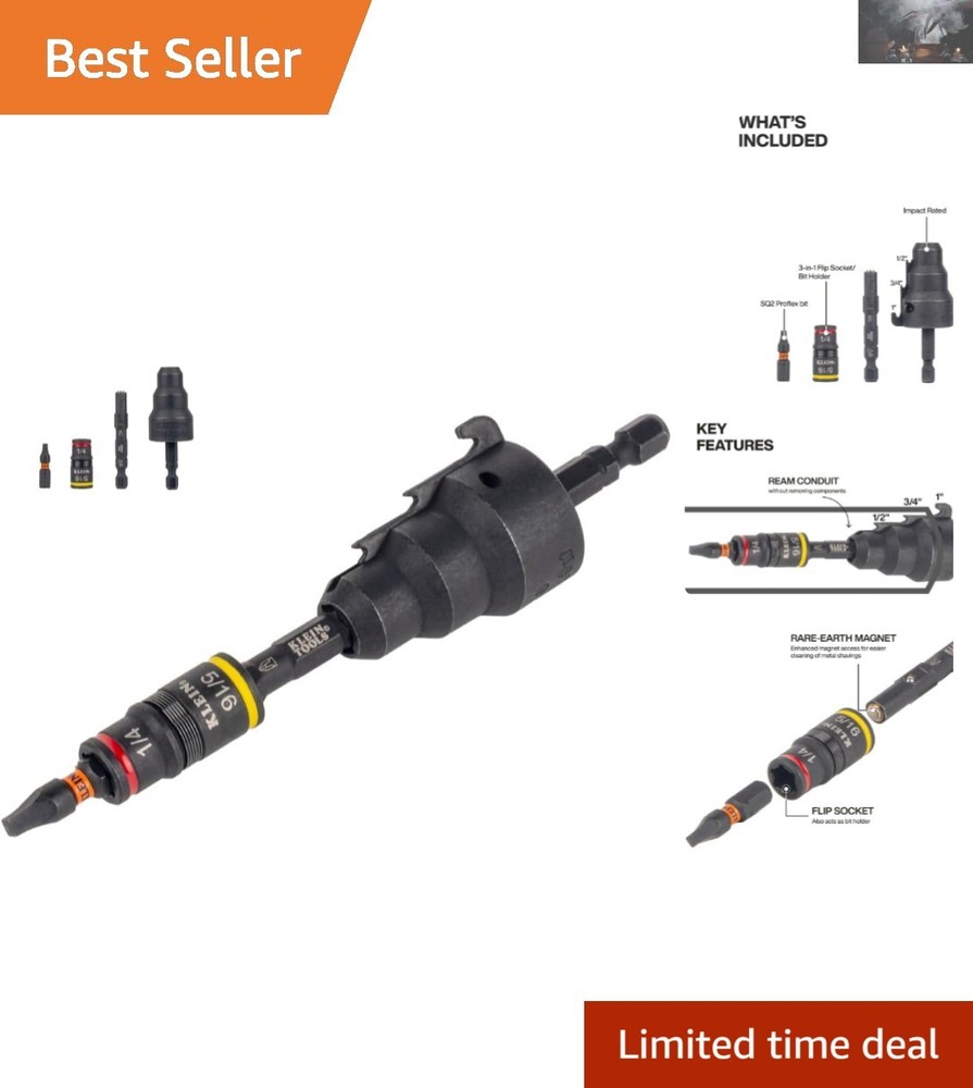 Lightweight Hand-Powered Conduit Reamer for 1/2″ to 1″ – Durable & Efficient